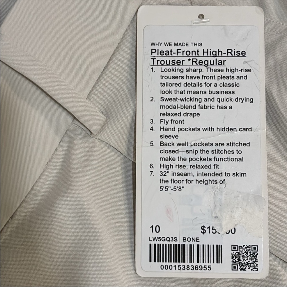 Lululemon Wide Leg High-Rise Trouser pants - Picture 6 of 10